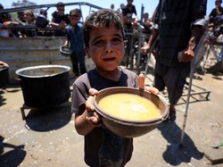 Bencana Kelaparan di Gaza, 20 Ribu Anak Dirawat Akibat Malnutrisi Akut