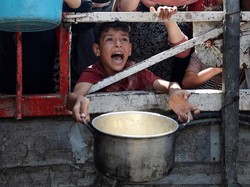 20 Ribu Anak di Gaza Alami Malnutrisi Akun, Bencana Kelaparan Terparah
