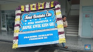 Begini Suasana Rumah Duka Kwik Kian Gie, Karangan Bunga Berdatangan Begini Suasana Rumah Duka Kwik Kian Gie, Karangan Bunga Berdatangan