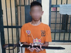 Tak Terima Pacar Digoda, Pemuda Pasuruan Bawa Pedang Dibekuk Polisi