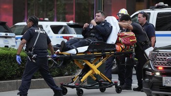 FOTO: Penembakan di Manhattan New York, 4 Orang Tewas