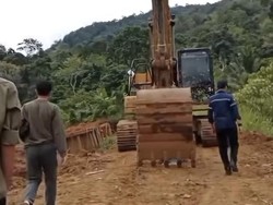Pemkab-Polres Murata Sidak Tambang Emas Ilegal yang Cemari Sungai Rawas