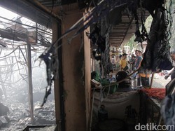Video: Kondisi Terkini  Pasar Taman Puring, Asap Masih Membumbung