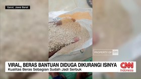VIDEO: Viral! Beras Bantuan Diduga Dikurangi Isinya