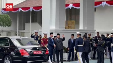 VIDEO: Prabowo Sambut Anwar Ibrahim di Istana Kepresidenan Jakarta