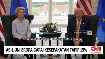 VIDEO: AS dan Uni Eropa Capai Kesepakatan Tarif 15%