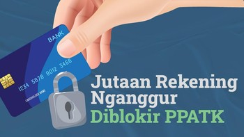 INFOGRAFIS: Jutaan Rekening Nganggur Diblokir PPATK
