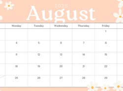 Kalender Agustus 2025, Cek Tanggal Merah dan Hari Penting