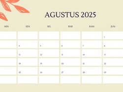 Tanggal Merah Agustus 2025, Cek Jadwal Libur dan Akhir Pekan