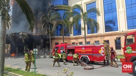Gedung Asrama Haji Medan Kebakaran, Bangunan Rusak Parah