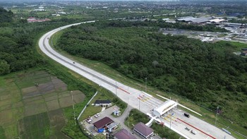 FOTO: Wajah Tol Padang-Sicincin Jelang Pemberlakuan Tarif