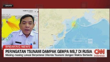 VIDEO: Gempa M8,7 di Rusia Berpotensi Tsunami di Wilayah Indonesia