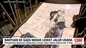 VIDEO: Bantuan ke Gaza Masuk Lewat Jalur Udara