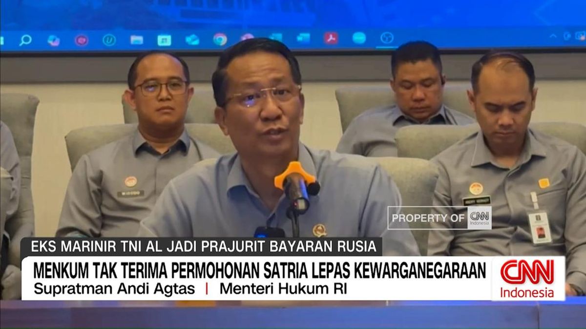 VIDEO: Menkum Tak Terima Permohonan Satria Lepas Kewarganegaraan