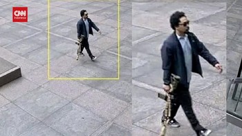 VIDEO: Pelaku Penembakan Massal New York Tertangkap CCTV