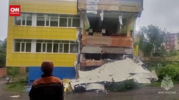 VIDEO: Penampakan Gedung TK yang Ambruk Akibat Gempa Dahsyat Rusia