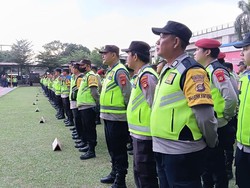 1.431 Personel Polisi Siaga Amankan Rombongan RI 4 di Palembang