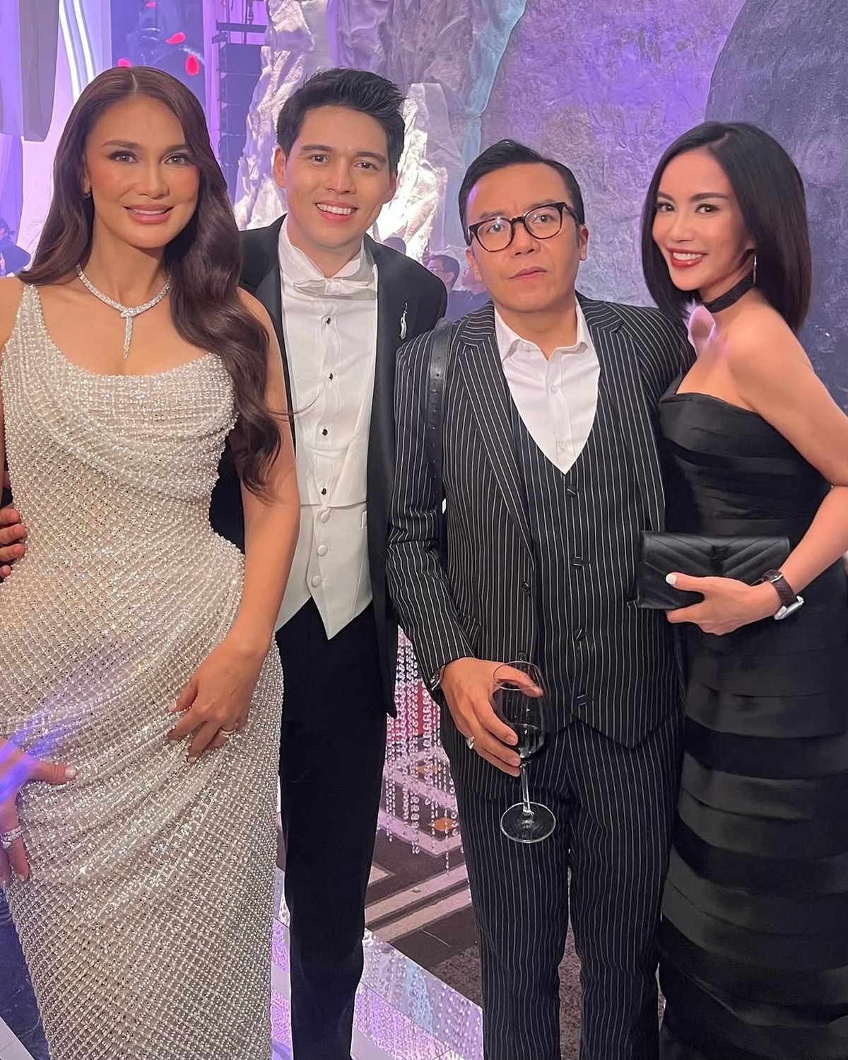 Ari Lasso dan Dearly Joshua di Pernikahan Luna-Maxime