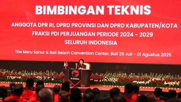Puan dan Eilte PDIP Beber Arahan Megawati kepada Ribuan Kader di Bali