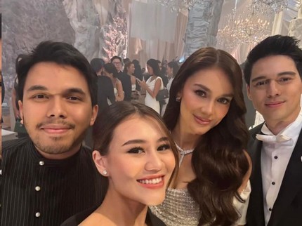 Deretan Artis Hadiri Resepsi Nikah Luna Maya & Maxime Bouttier di Jakarta, Elegan Berbusana Serba Hitam