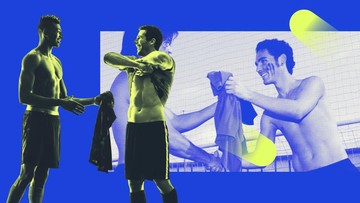 Liputan Olahraga CNN Sport : EDUSPORTS: Sejarah Tukar Jersey Sepak Bola, Kapan Mulainya?
