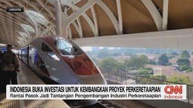 VIDEO: Indonesia Buka Investasi untuk Kembangkan Proyek Perkeretaapian