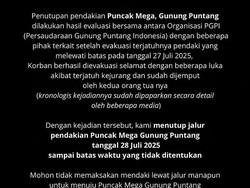 Jalur Puncak Mega Gunung Puntang Ditutup!