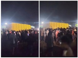 Truk Diduga Angkut BBM untuk Diantar ke Tambang Emas Ilegal Diadang Warga