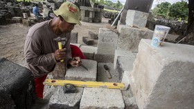 FOTO: Revitalisasi Candi Nandi, Situs Warisan Dunia UNESCO
