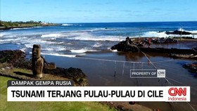 VIDEO: Tsunami Terjang Sejumlah Negara Setelah Gempa Dahsyat di Rusia