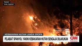 VIDEO: Pejabat Spanyol Yakini Kebakaran Hutan Dilakukan Sengaja