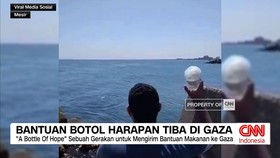 VIDEO: Bantuan Botol Harapan Tiba di Gaza