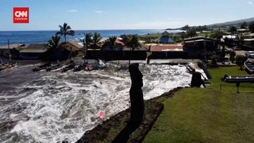 VIDEO: Gelombang Tinggi Terjang Chile usai Gempa Dahsyat Rusia