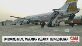 VIDEO: Unboxing Menu Makanan Pesawat Kepresidenan