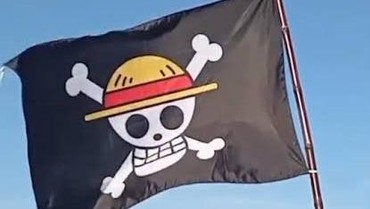 Ramai Bendera One Piece Dikibarkan Jelang HUT RI, Ini Fakta Jolly Roger Sebenarnya