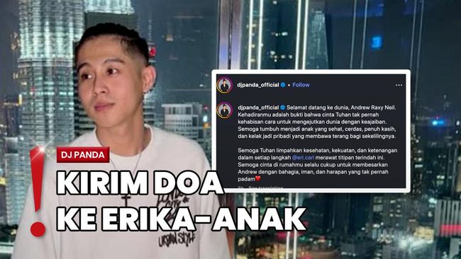 DJ Panda Sambut Kelahiran Baby Andrew, Tulis Pesan Panjang di IG