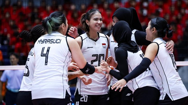Lawan Filipina, Harapan Megawati Cs Mendulang Poin Timnas Voli Putri Indonesia mempunyai angan terakhir meraih poin di SEA V League 2025 leg pertama saat melawan Filipina, Minggu (3/8).