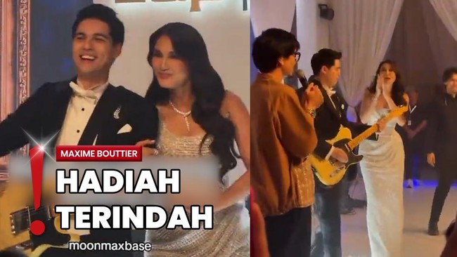 Momen Maxime Main Gitar Bareng Sheila On 7 di Resepsi Nikah