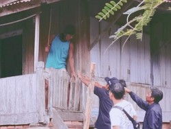 ODGJ Ngamuk, 2 Pekerja Proyek GOR Mini di Muara Enim Ditusuk