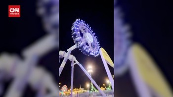 VIDEO: Detik-detik Wahana Arab Saudi Ambruk, 23 Terluka