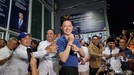 Anies Baswedan memberi dukungan ke Tom Lembong usai divonis 4&comma;5 tahun penjara di kasus korupsi impor gula&period; &lpar;Mulia Budi&sol;detikcom&rpar;