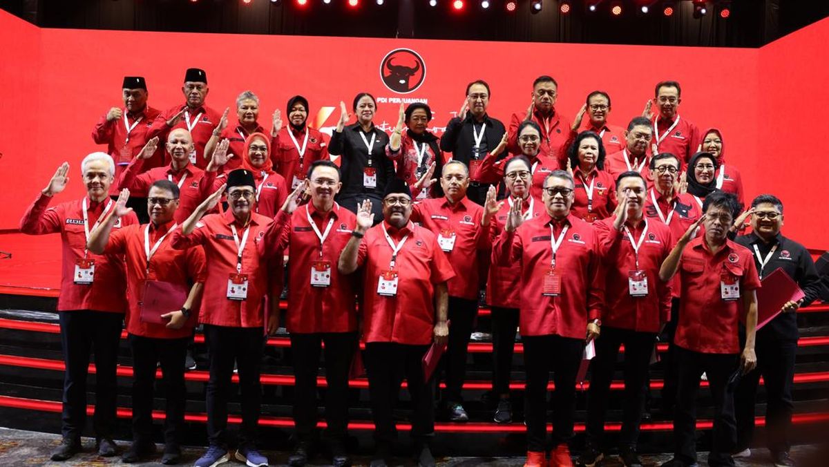 Daftar Lengkap Pengurus DPP PDIP 2025-2030, Hasto Terpental