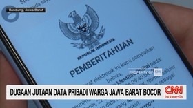 VIDEO: Dugaan Jutaan Data Pribadi Warga Jawa Barat Bocor