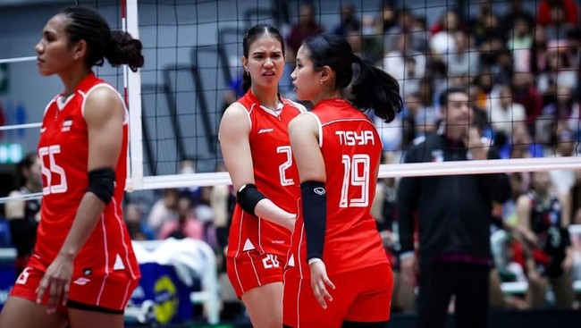 Timnas Voli Putri Indonesia tetap belum sukses mendongkrak posisi dalam penyelenggaraan SEA V League.