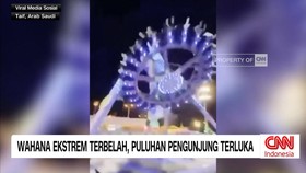 VIDEO: Wahana Ekstrem Terbelah, Puluhan Pengunjung Terluka