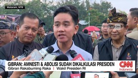 VIDEO: Gibran Respon Soal Abolisi Tom Lembong dan Amnesti Hasto
