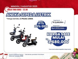 Sepeda Listrik Diskon Hingga 45% di Transmart Full Day Sale