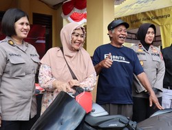Senyum Semringah Korban Curanmor Kota Malang Saat Motornya Dikembalikan