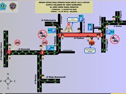 Jalan Padma Denpasar Ditutup untuk Pelebon Ibu Wali Kota Denpasar Senin Besok