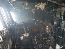 KMP Egron Milik Pemkab Kepulauan Tanimbar Terbakar di Perairan Teluk Saumlaki